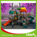 Brand New Design Comercial Outdoor Plastic Slides Tipo Playground Equipamentos, Playgrounds Escola para Crianças